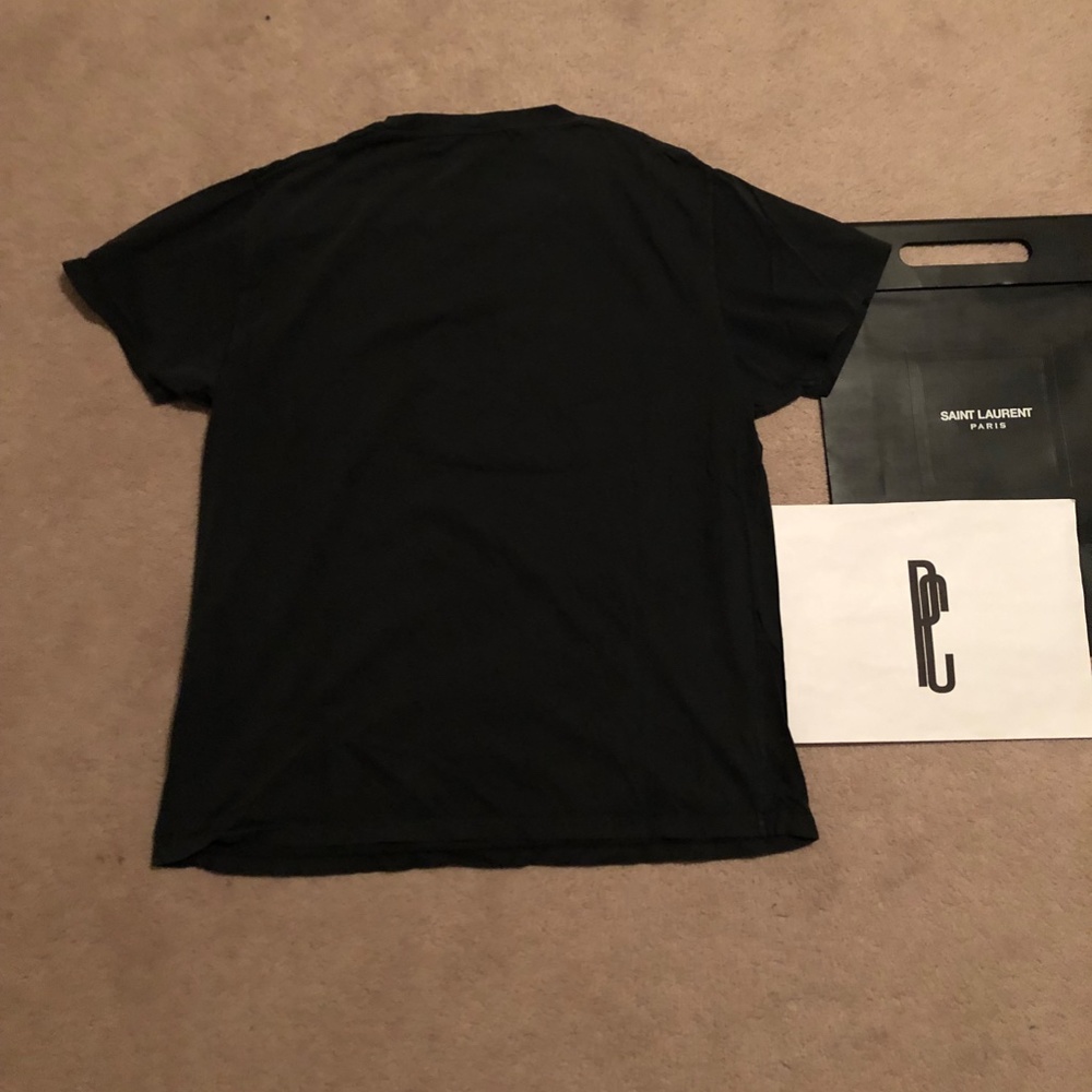 Saint Laurent "Blood Luster Vampire Lips" T-Shirt - Picture 8 of 8